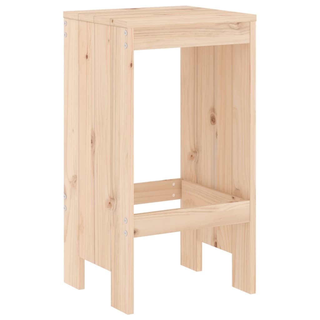 Bar Stools 2 Pcs 40X36X75 Cm Solid Wood Pine