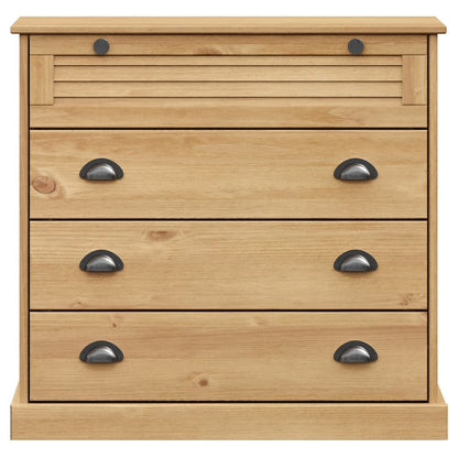 Chest Of Drawers Vigo 80X40X76 Cm Solid Wood Pine