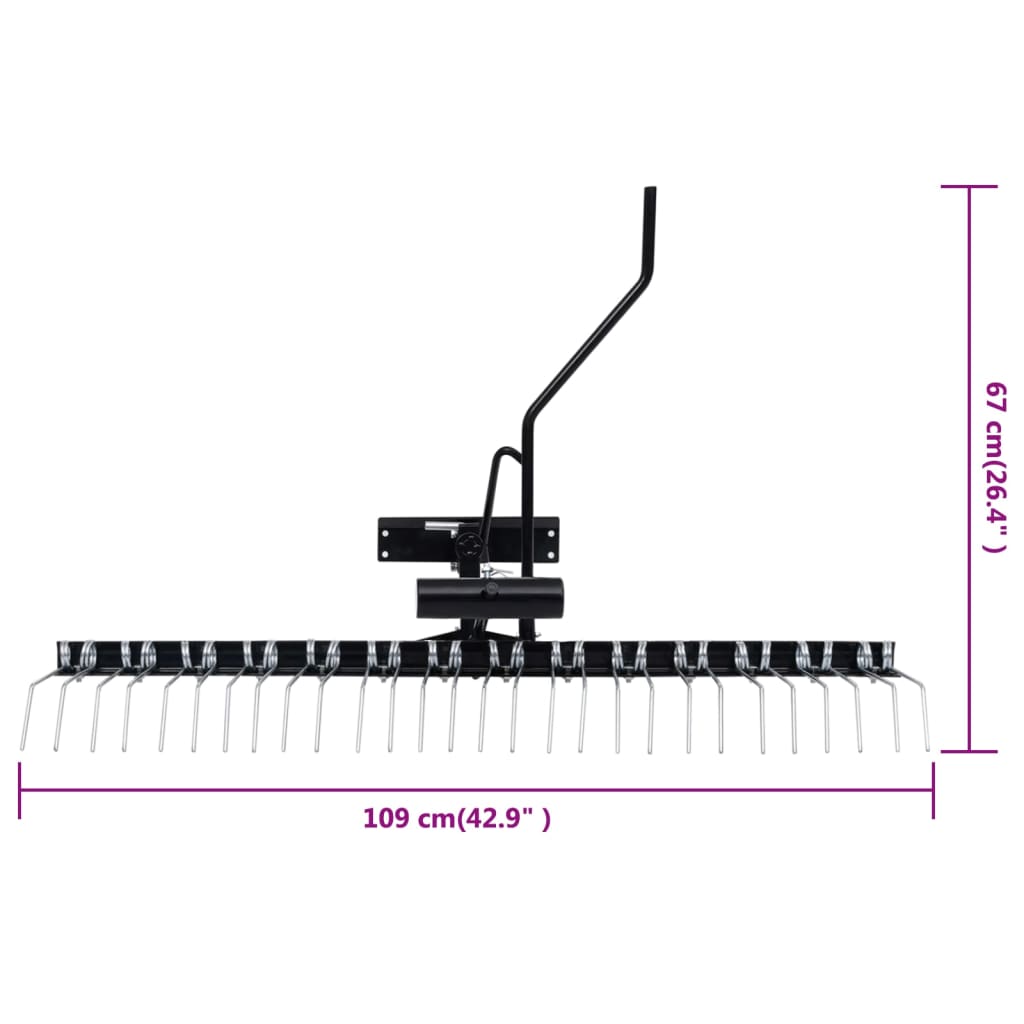 Scarifier For Ride-On Mower 109 Cm