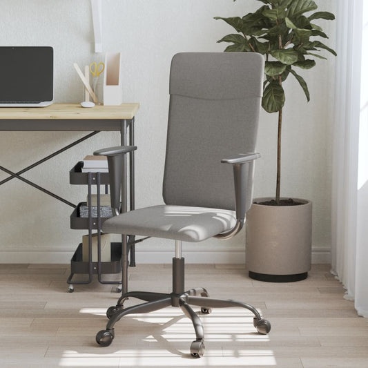 Office Chair Dark Grey Fabric