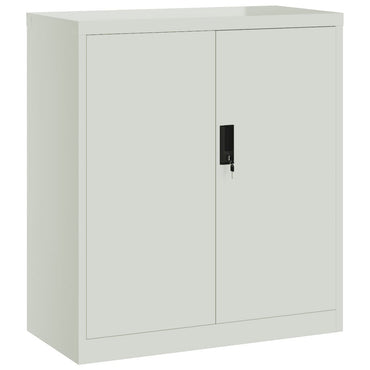 File Cabinet Light Grey 79X40X90 Cm Steel