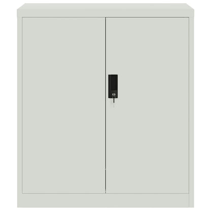 File Cabinet Light Grey 79X40X90 Cm Steel