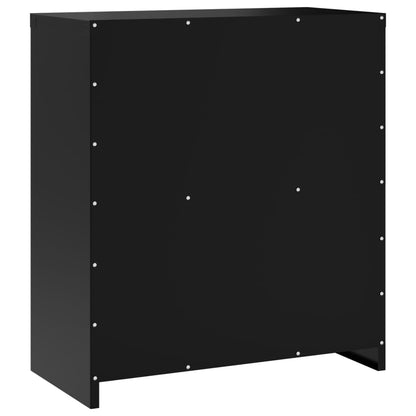 File Cabinet Black 79X40X90 Cm Steel