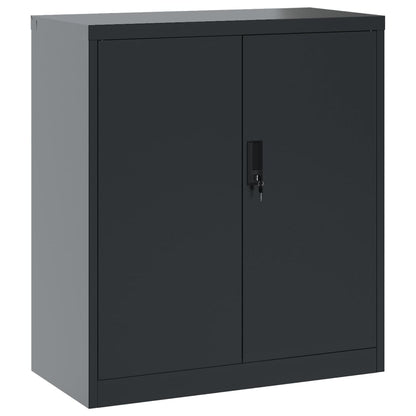 File Cabinet Anthracite 79X40X90 Cm Steel