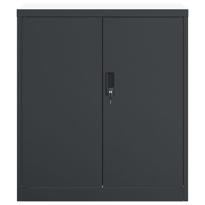 File Cabinet Anthracite 79X40X90 Cm Steel