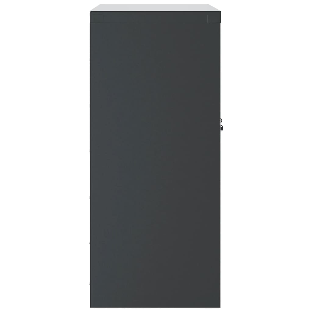 File Cabinet Anthracite 79X40X90 Cm Steel