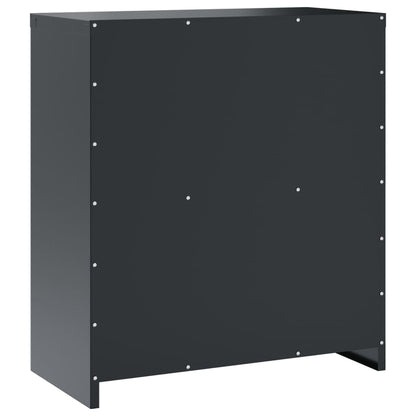 File Cabinet Anthracite 79X40X90 Cm Steel