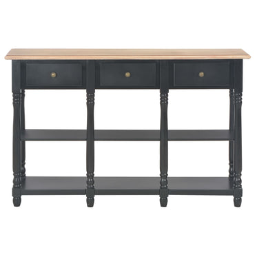 Console Table Black 110X30X76Cm Engineered Wood