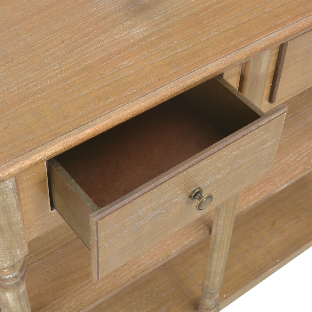 Console Table 110X30X76Cm Engineered Wood