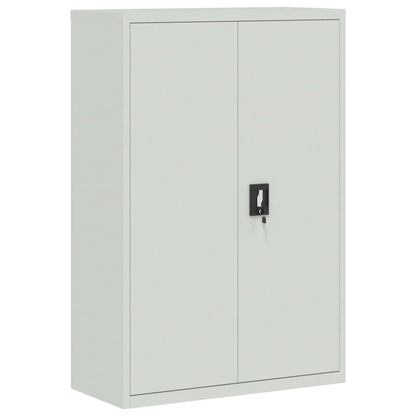 File Cabinet Light Grey 90X40X180 Cm Steel