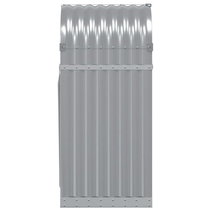 Log Holder Light Grey 40X45X100 Cm Galvanised Steel