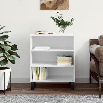 Sideboard High Gloss White 57X35X70 Cm Engineered Wood