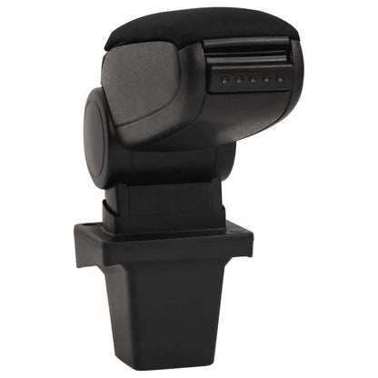 Car Armrest Black 14X33X(32-48.5) Cm Abs