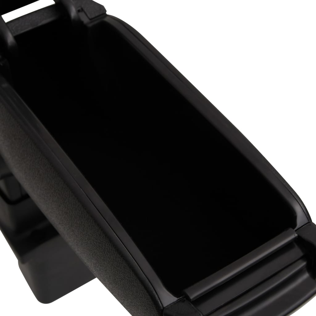 Car Armrest Black 12X32X(34-50) Cm Abs