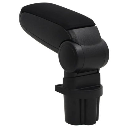 Car Armrest Black 12X31X(29.5-47) Cm Abs