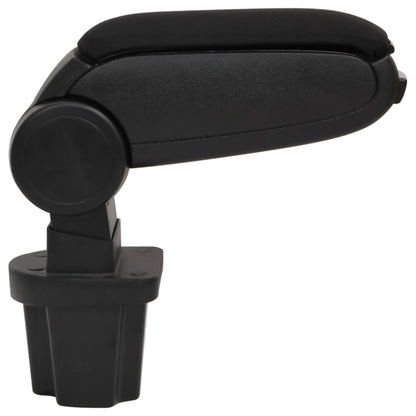 Car Armrest Black 13.5X32.5X(31-46.5) Cm Abs