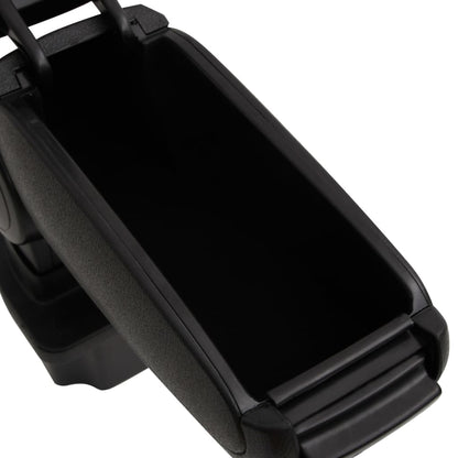 Car Armrest Black 13.5X32.5X(31-46.5) Cm Abs