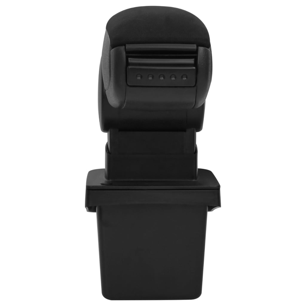 Car Armrest Black 15X31.5X(35-51) Cm Abs