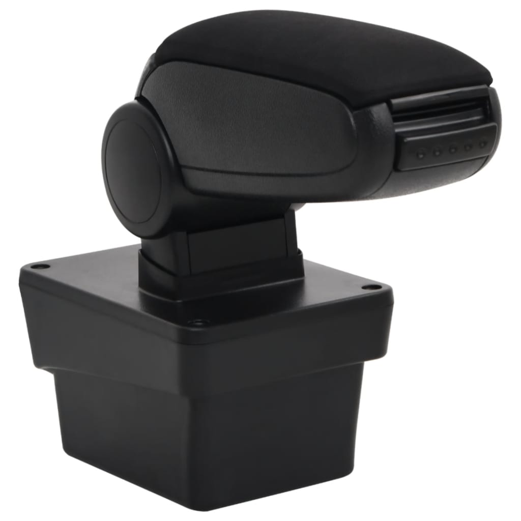 Car Armrest Black 17X40X(31-49) Cm Abs