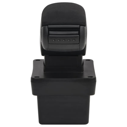 Car Armrest Black 17X40X(31-49) Cm Abs