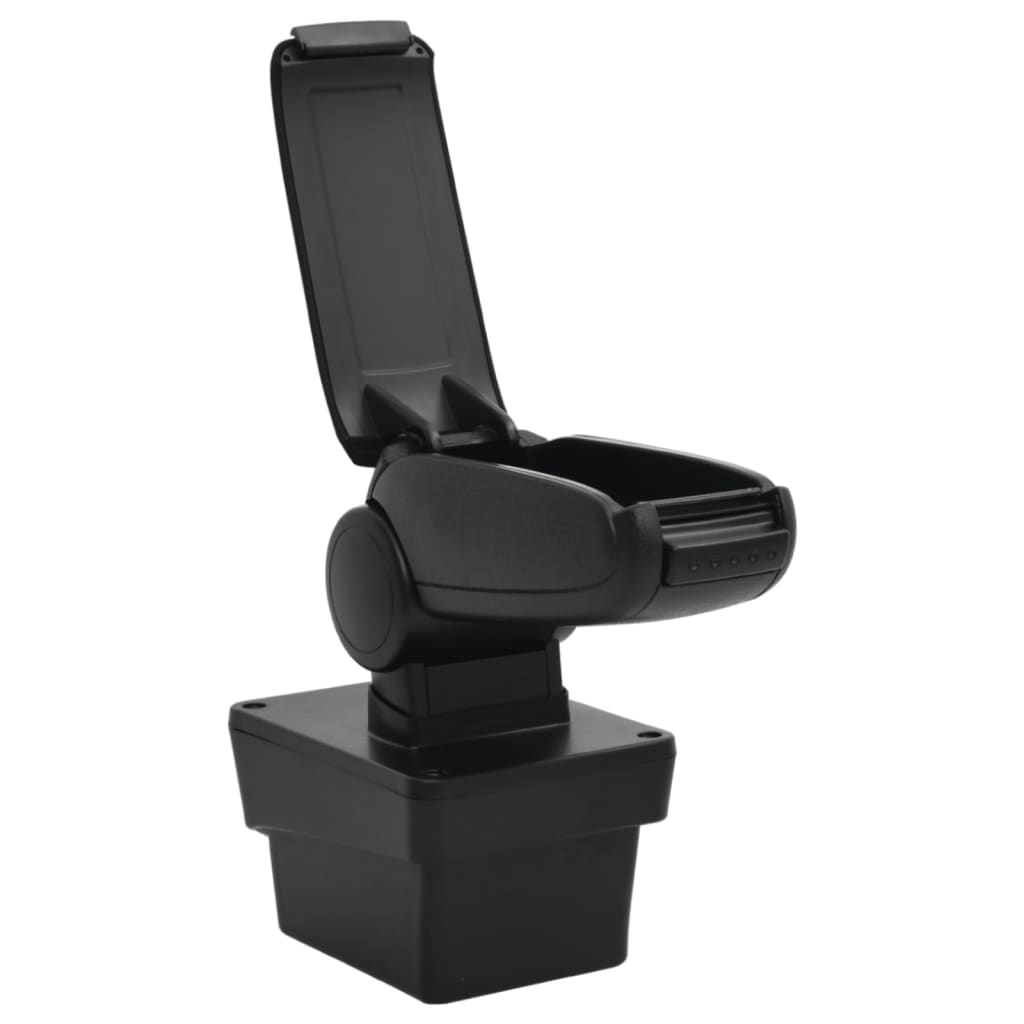 Car Armrest Black 17X40X(31-49) Cm Abs