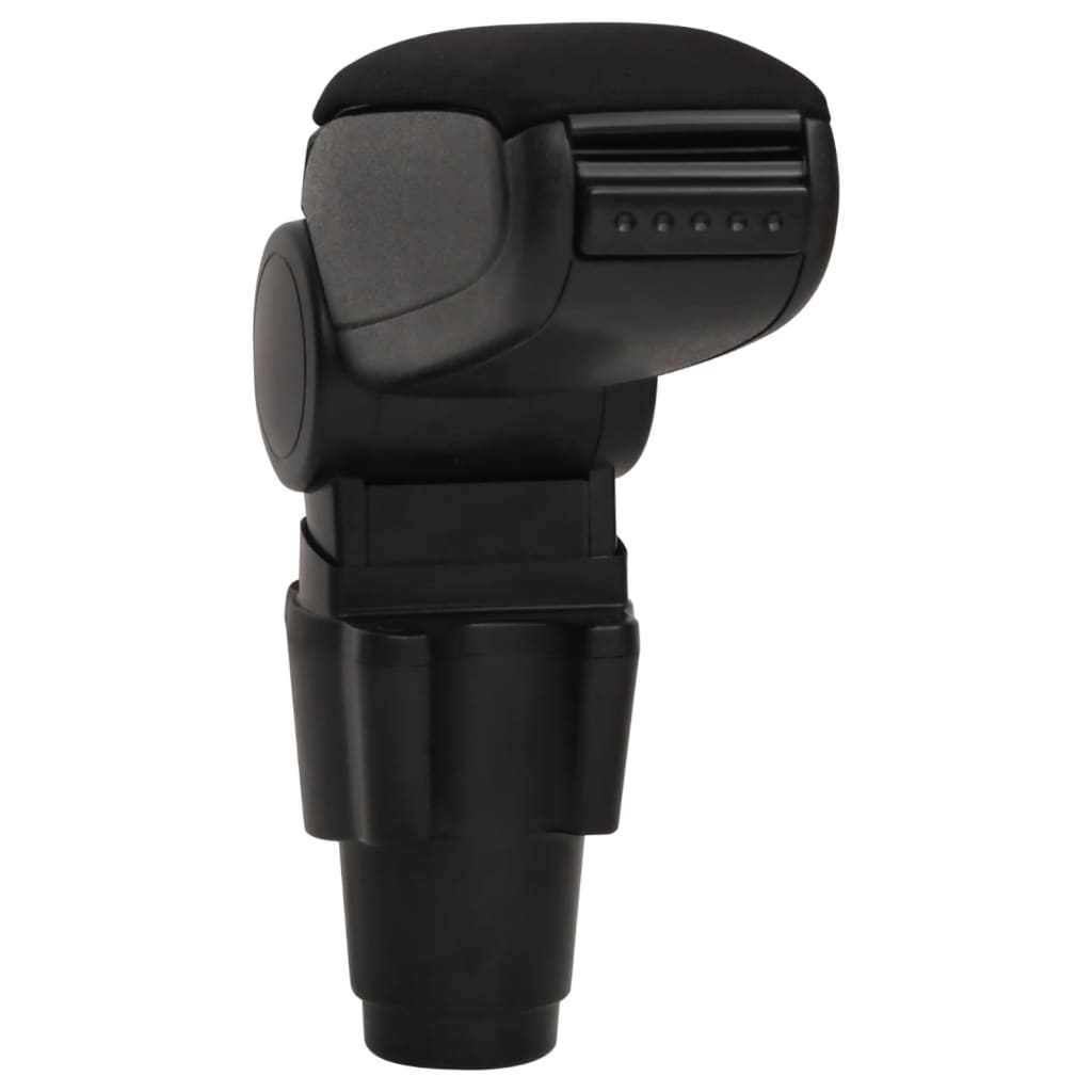 Car Armrest Black 12X33X(34-50) Cm Abs