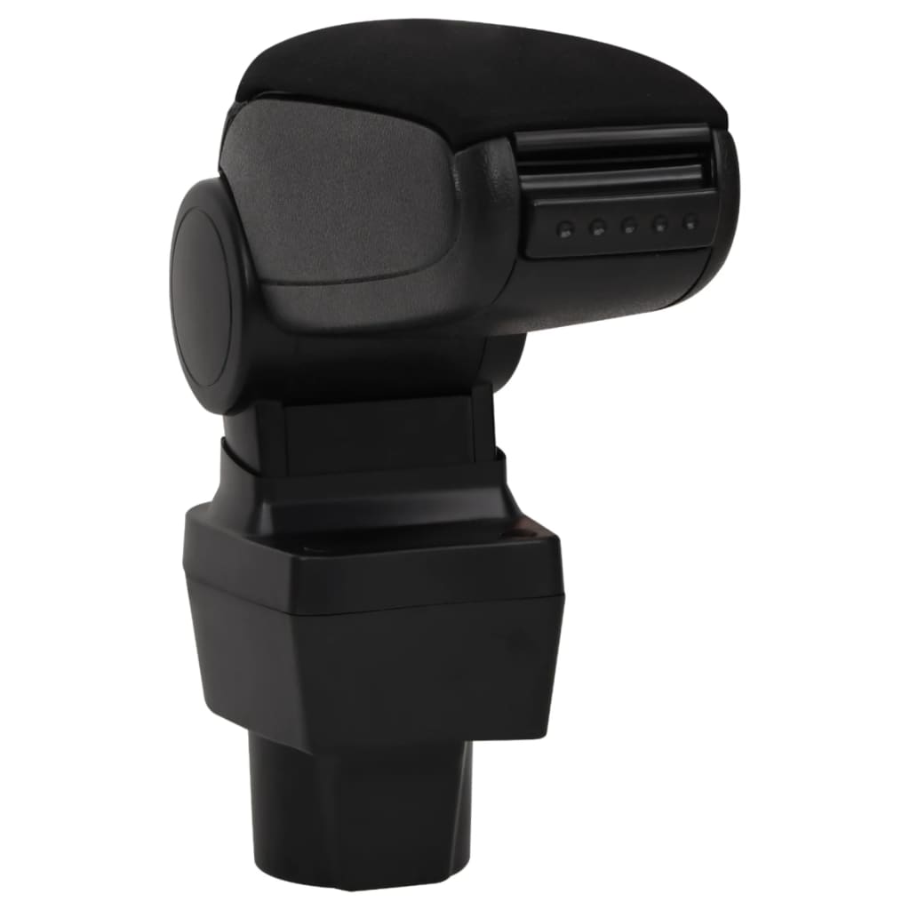 Car Armrest Black 12X32X(32-49) Cm Abs