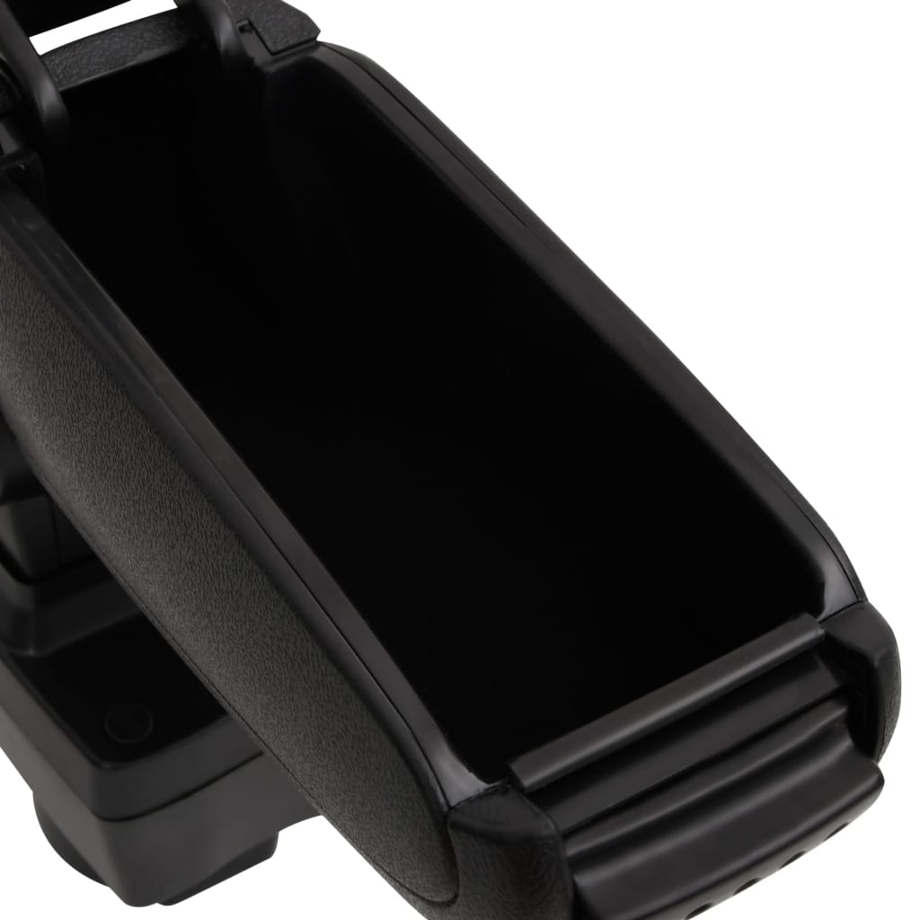 Car Armrest Black 12X32X(32-49) Cm Abs