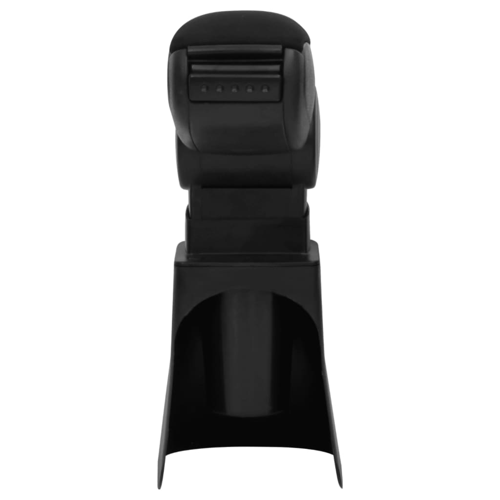 Car Armrest Black 16X36X(41-57) Cm Abs