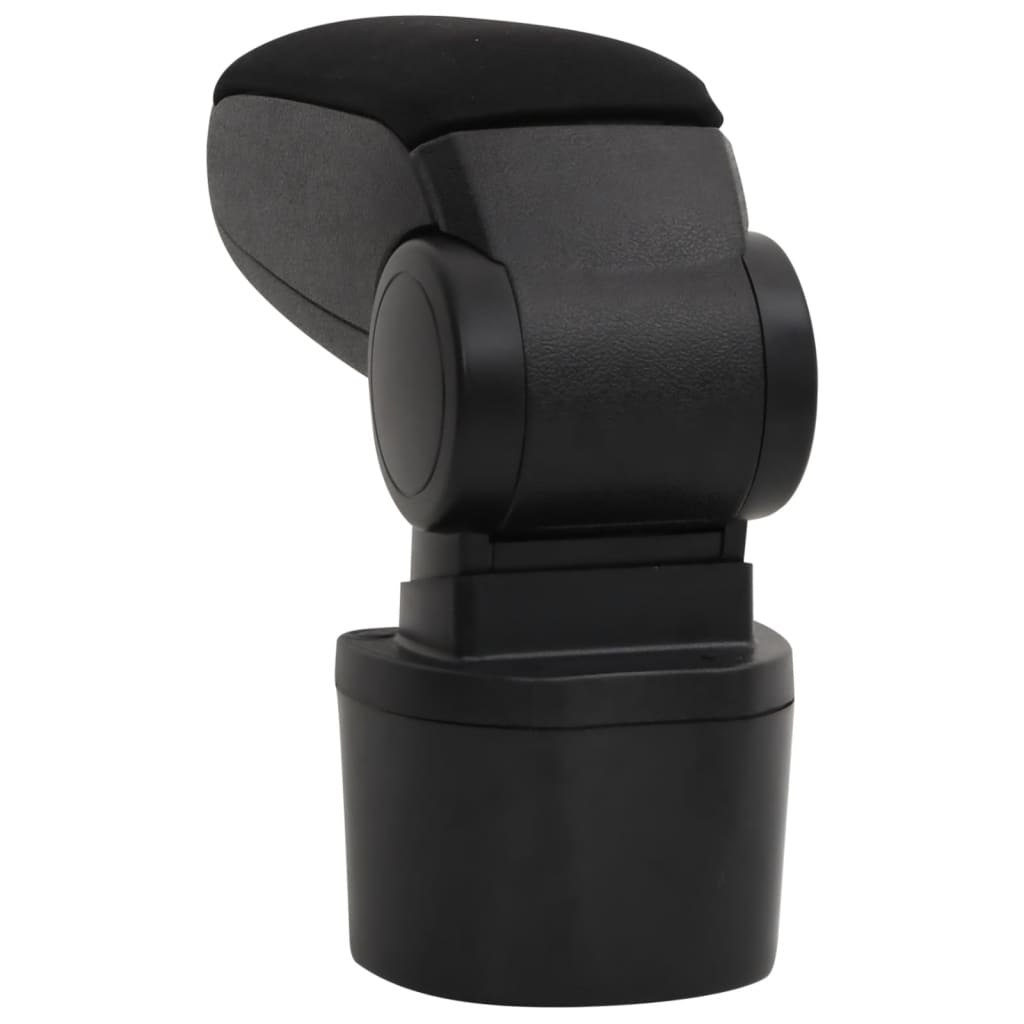 Car Armrest Black 14.5X31.5X(30-48) Cm Abs