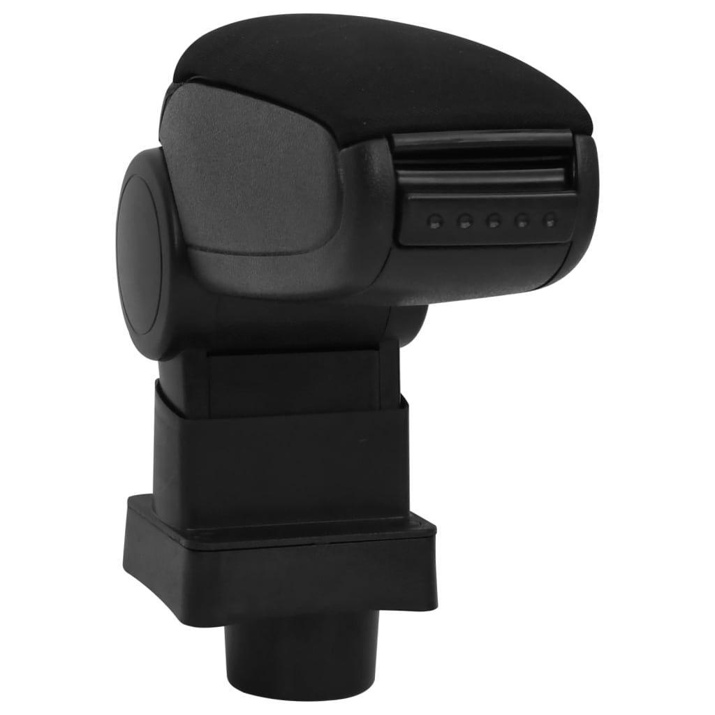 Car Armrest Black 13X31.5X(29-51) Cm Abs