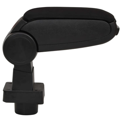 Car Armrest Black 13X31.5X(29-51) Cm Abs