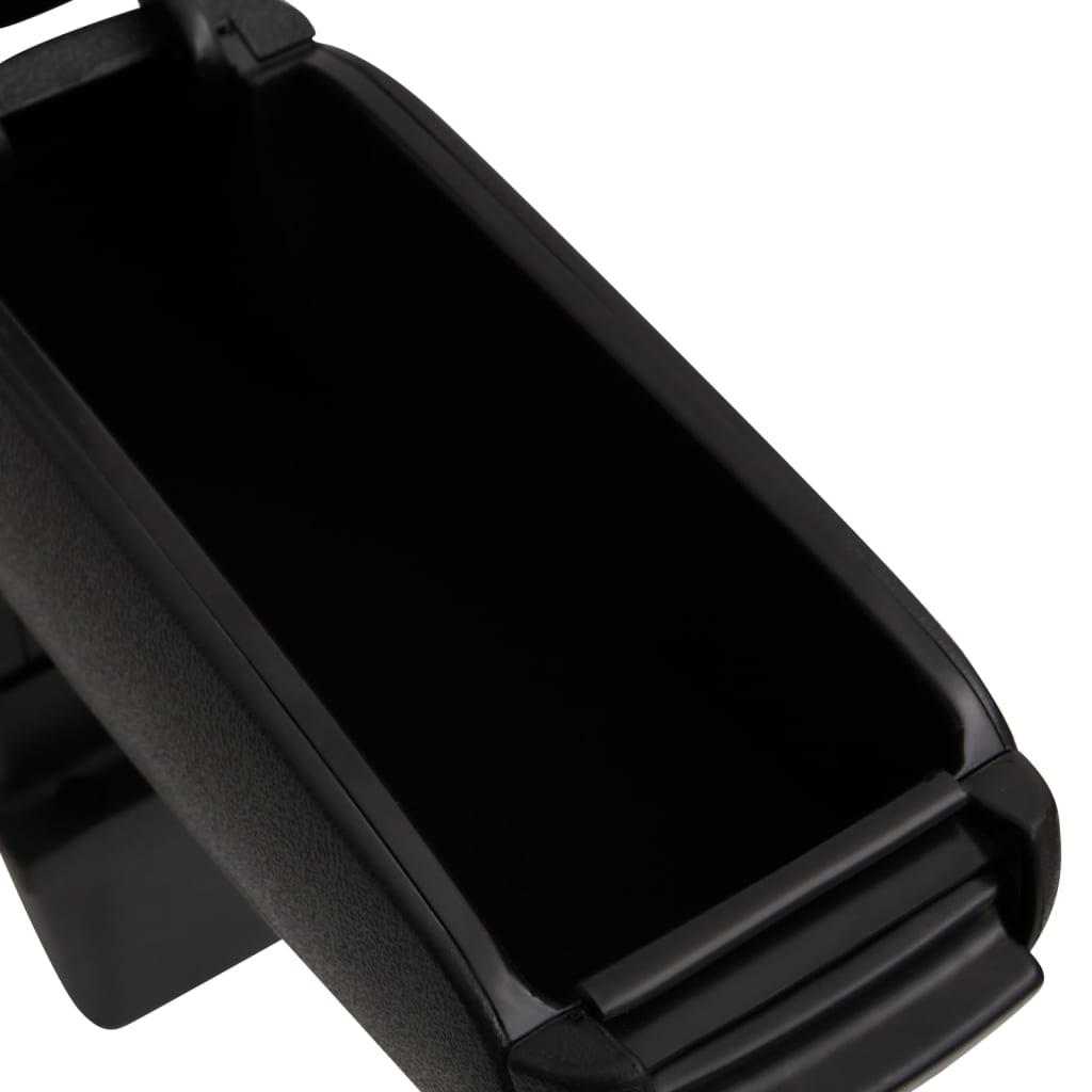 Car Armrest Black 13X31.5X(29-51) Cm Abs