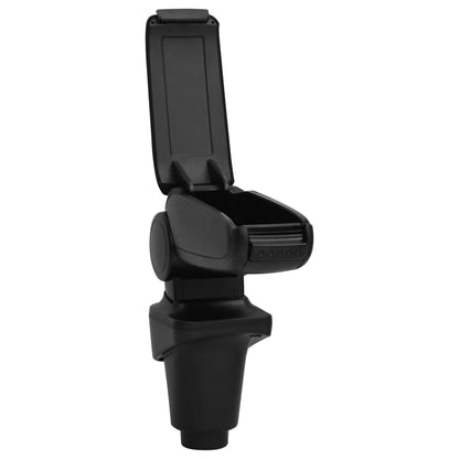 Car Armrest Black 14X35X(37-53) Cm Abs