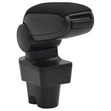 Car Armrest Black 12X36X(33.5-48) Cm Abs