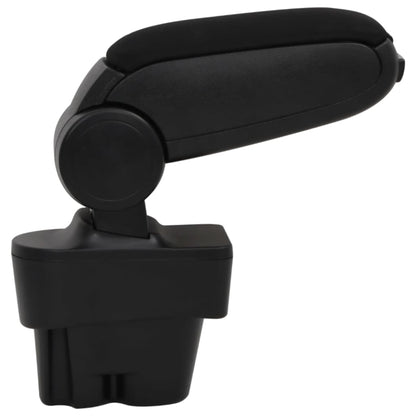 Car Armrest Black 12X36X(33.5-48) Cm Abs