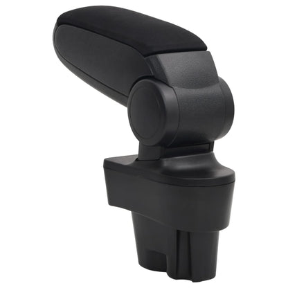 Car Armrest Black 12X36X(33.5-48) Cm Abs