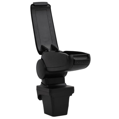 Car Armrest Black 13X33X(31-48) Cm Abs