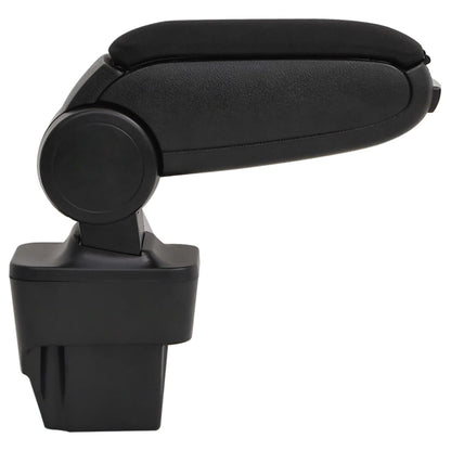 Car Armrest Black 13X34X(33-46) Cm Abs