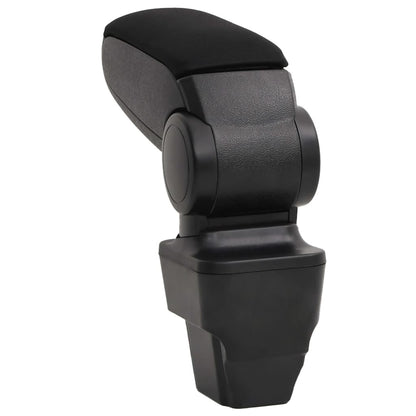 Car Armrest Black 13X34X(33-46) Cm Abs