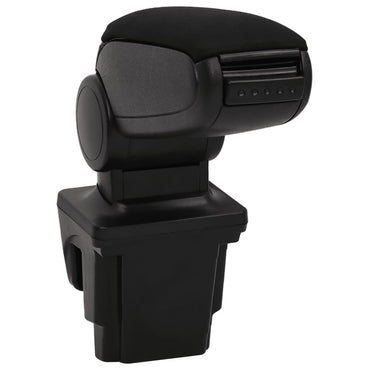 Car Armrest Black 16X32X(35-50.5) Cm Abs