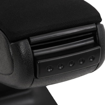 Car Armrest Black 16X32X(35-50.5) Cm Abs