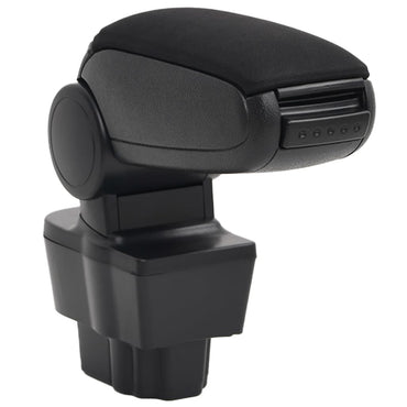 Car Armrest Black 12X37X(31-48) Cm Abs