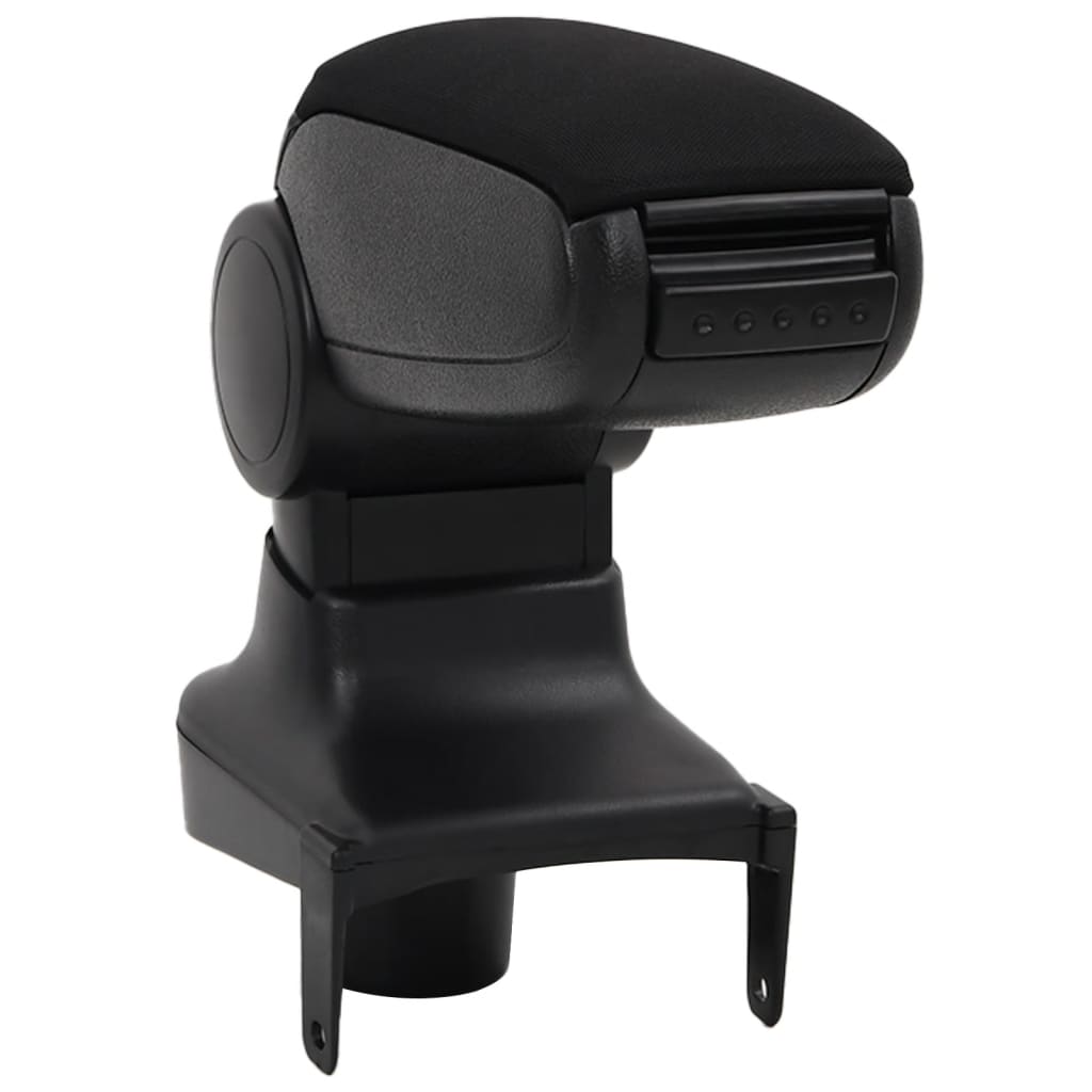 Car Armrest Black 15X35X(30-47) Cm Abs