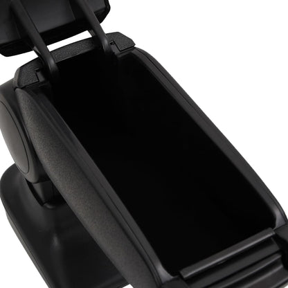 Car Armrest Black 15X35X(30-47) Cm Abs