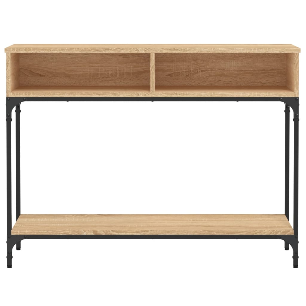 Console Table Sonoma Oak 100X30.5X75 Cm Engineered Wood