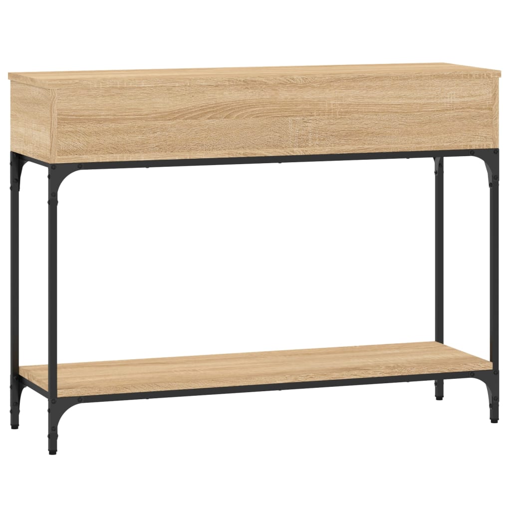 Console Table Sonoma Oak 100X30.5X75 Cm Engineered Wood