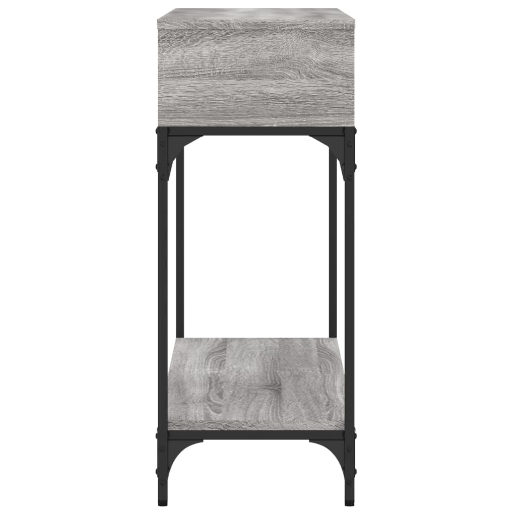 Console Table Grey Sonoma 100X30.5X75 Cm Engineered Wood