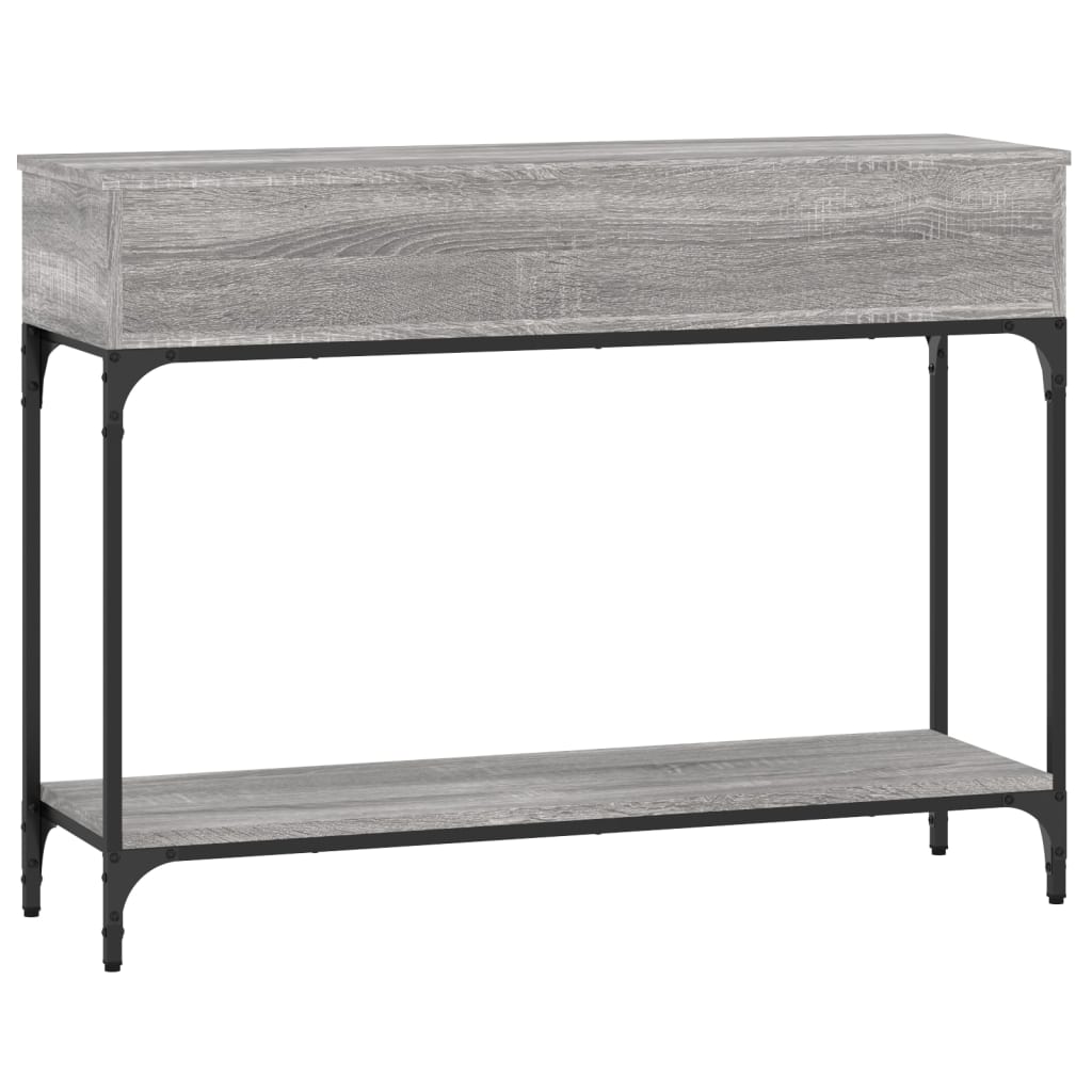 Console Table Grey Sonoma 100X30.5X75 Cm Engineered Wood