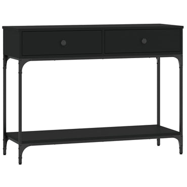 Console Table Black 100X34.5X75 Cm Engineered Wood